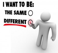 Be different