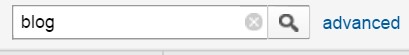 Google Analytics Blog Search