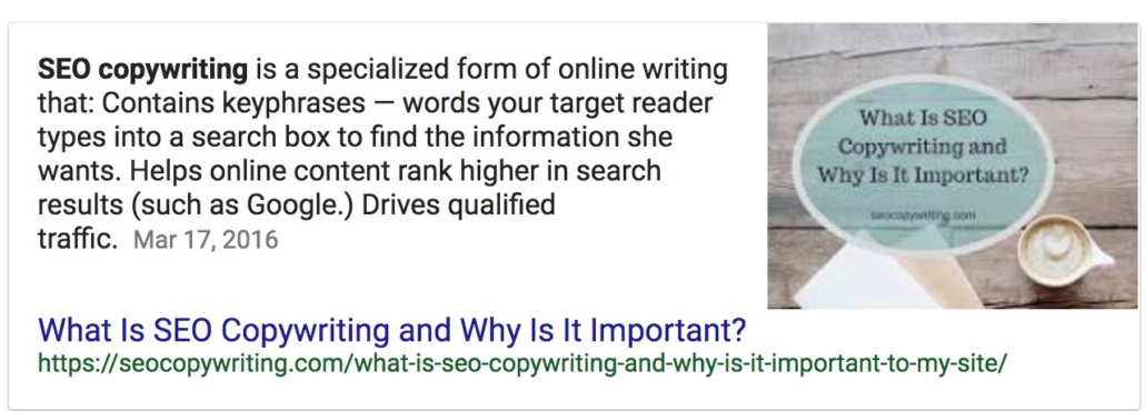 search results for what is seo copywriting